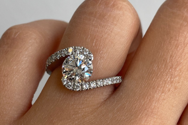 Tension Setting Engagement Rings